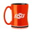 Oklahoma State Cowboys Coffee Mug 14oz Sculpted Relief Team Color
