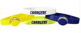 Los Angeles Chargers Bracelets 4 Pack Silicone