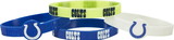 Indianapolis Colts Bracelets 4 Pack Silicone Alternate Design