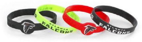 Atlanta Falcons Bracelets 4 Pack Silicone