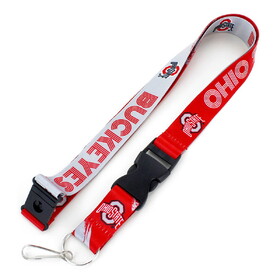 Aminco Ohio State Buckeyes Lanyard Crossfade Design
