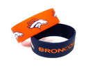Denver Broncos Bracelets - 2 Pack Wide