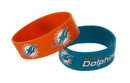 Miami Dolphins Bracelets - 2 Pack Wide