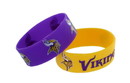 Minnesota Vikings Bracelets - 2 Pack Wide