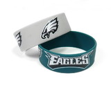 Philadelphia Eagles Bracelets 2 Pack Wide