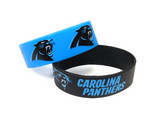 Carolina Panthers Bracelets 2 Pack Wide
