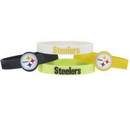 Pittsburgh Steelers Bracelets - 4 Pack Silicone