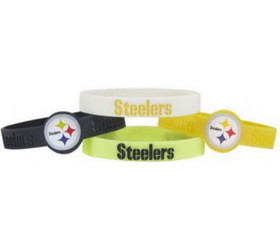 Pittsburgh Steelers Bracelets 4 Pack Silicone
