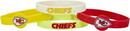 Kansas City Chiefs Bracelets - 4 Pack Silicone