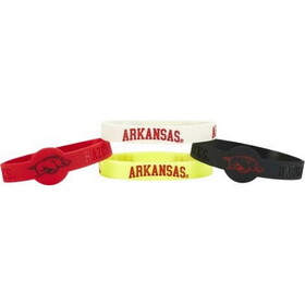 Arkansas Razorbacks Bracelets - 4 Pack Silicone