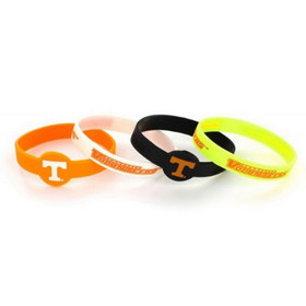 Tennessee Volunteers Bracelets - 4 Pack Silicone