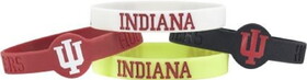 Indiana Hoosiers Bracelets - 4 Pack Silicone