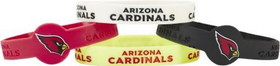 Arizona Cardinals Bracelets - 4 Pack Silicone