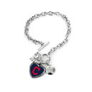 Cleveland Indians Bracelet Charmed Sport Love Baseball