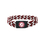 Alabama Crimson Tide Bracelet Braided Maroon and White