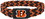 Cincinnati Bengals Bracelet Braided Black and Orange