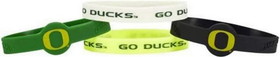 Oregon Ducks Bracelets 4 Pack Silicone