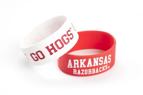 Arkansas Razorbacks Bracelets 2 Pack Wide
