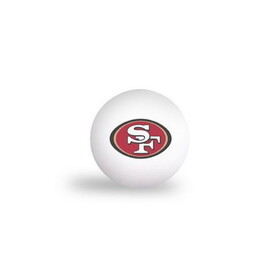 San Francisco 49ers Ping Pong Balls 6 Pack