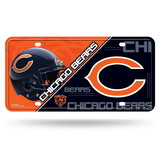 Chicago Bears License Plate Metal