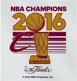 Cleveland Cavaliers Decal Small Static 2016 Champions