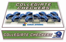 Kansas Jayhawks Checker Set CO