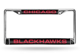 Chicago Blackhawks License Plate Frame Laser Cut
