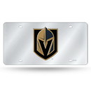 Vegas Golden Knights License Plate Laser Cut Silver