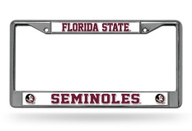 Florida State Seminoles License Plate Frame Chrome