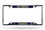 LOS ANGELES CHARGERS LICENSE PLATE FRAME CHROME EZ VIEW