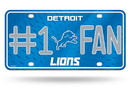 Detroit Lions License Plate #1 Fan