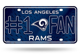 Los Angeles Rams License Plate #1 Fan