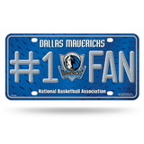 Dallas Mavericks License Plate #1 Fan