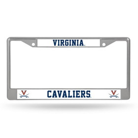 Virginia Cavaliers License Plate Frame Chrome Alternate