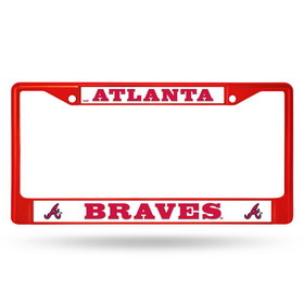 Atlanta Braves License Plate Frame Metal