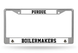 Purdue Boilermakers License Plate Frame Chrome Alternate