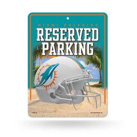 Miami Dolphins Sign Metal Parking