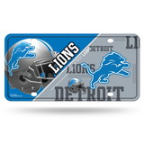 Detroit Lions License Plate Metal