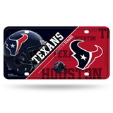 Houston Texans License Plate Metal