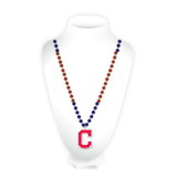 Cleveland Indians Beads with Medallion Mardi Gras Style C Logo