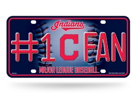Cleveland Indians License Plate #1 Fan Alternate