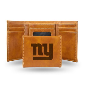 New York Giants Wallet Trifold Laser Engraved