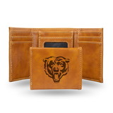 Chicago Bears Wallet Trifold Laser Engraved