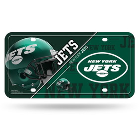 New York Jets License Plate Metal Alternate Design