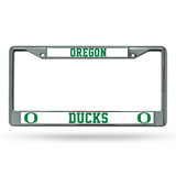 Oregon Ducks License Plate Frame Chrome