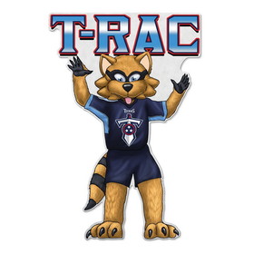 Tennessee Titans Pennant Shape Cut Mascot Design