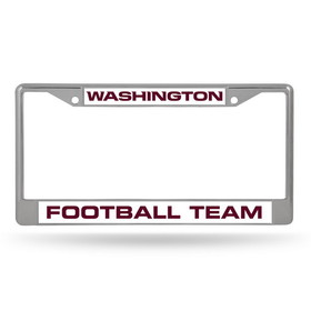 Washington Football Team License Plate Frame Chrome