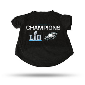 Philadelphia Eagles Pet T-Shirt Size XLarge Super Bowl 52 Champs