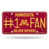 Minnesota Golden Gophers License Plate #1 Fan Alternate Design