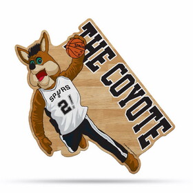 San Antonio Spurs Pennant Shape Cut Mascot Design